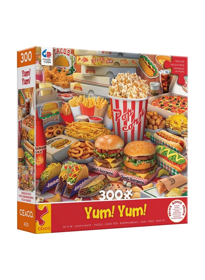 Yum Yum 300 Oversized Piece Jigsaw Puzzle