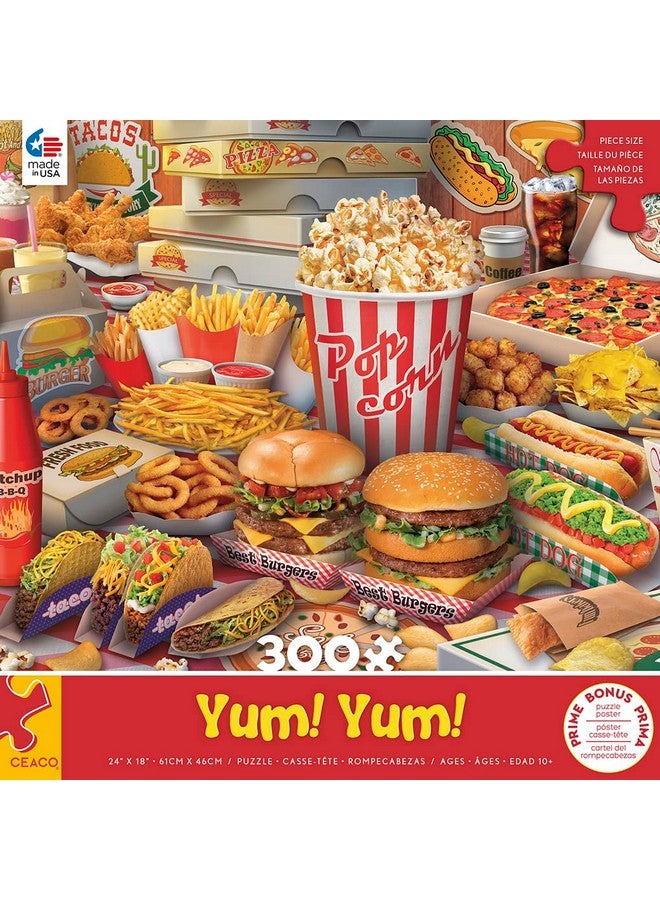 Yum Yum 300 Oversized Piece Jigsaw Puzzle