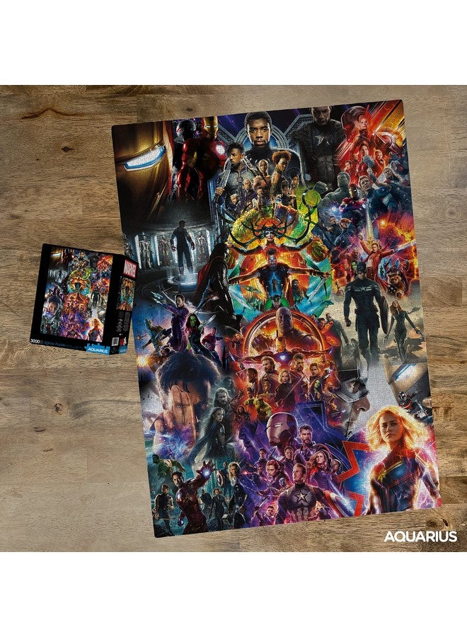 Marvel Avengers Collage (3000 Piece Jigsaw Puzzle) - Glare Free - Precision Fit - Officially Licensed Marvel Merchandise & Collectibles - 32 X 45 Inches
