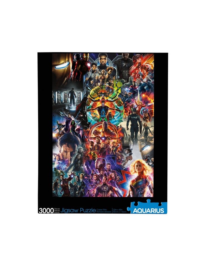 Marvel Avengers Collage (3000 Piece Jigsaw Puzzle) - Glare Free - Precision Fit - Officially Licensed Marvel Merchandise & Collectibles - 32 X 45 Inches