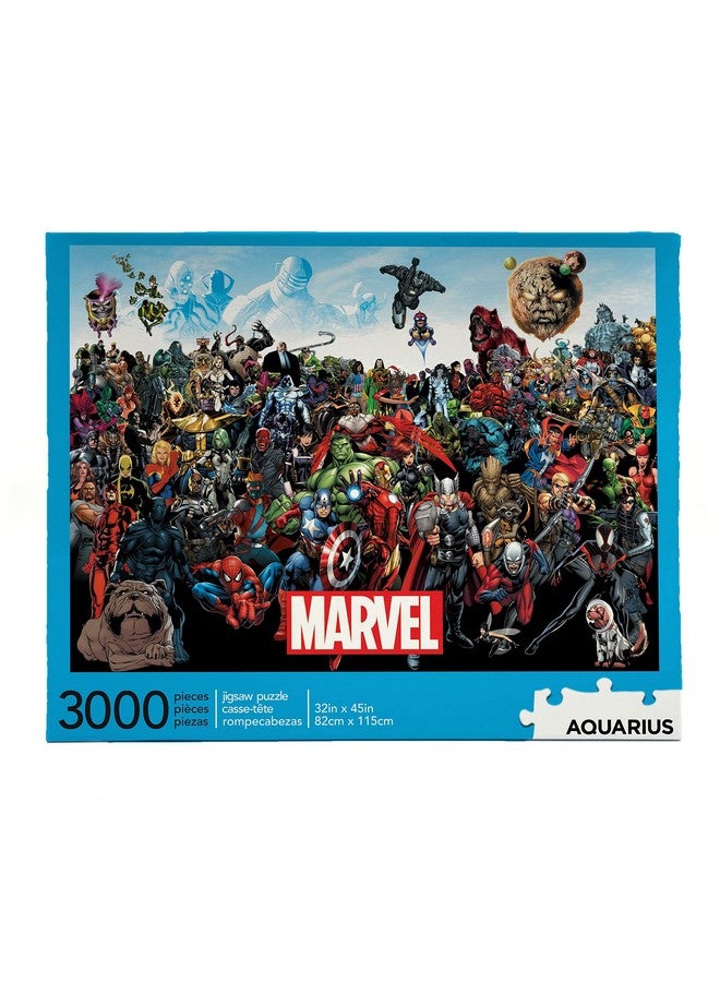 Marvel Puzzle Cast (3000 Piece Jigsaw Puzzle) - Officially Licensed Marvel Merchandise & Collectibles - Glare Free - Precision Fit - 32X45In