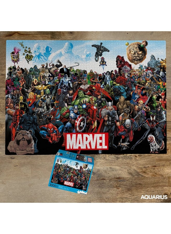 Marvel Puzzle Cast (3000 Piece Jigsaw Puzzle) - Officially Licensed Marvel Merchandise & Collectibles - Glare Free - Precision Fit - 32X45In