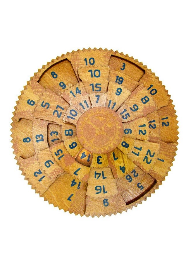 Grecian Computer Mechanical Math Puzzle, Wooden Brainteaser Gift For History Buffs And Smart Kids, Teens, And Adults True Genius Series Inspired By The Ancient Antikythera Mechanism