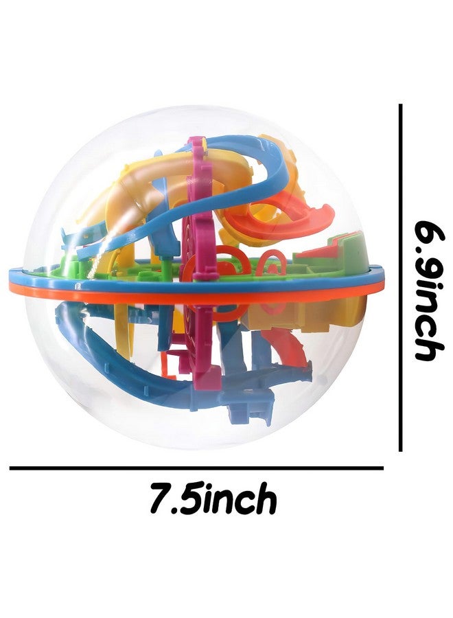 3D Puzzle Ball Large 138 Obstacles Maze Ball Interactive Maze Game Education Toy Sphere Game Ball Boy Gifts