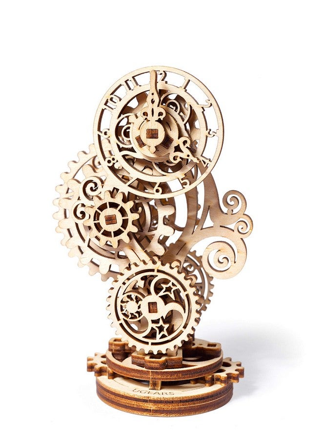 Steampunk Clock 3D Wooden Puzzles For Adults Crafts For Adults Mechanical Model 3D Puzzle For Adults, Miniature Table 3D Clock Puzzle Models For Adults To Build, Unique Diy Craft Set 42 Pcs