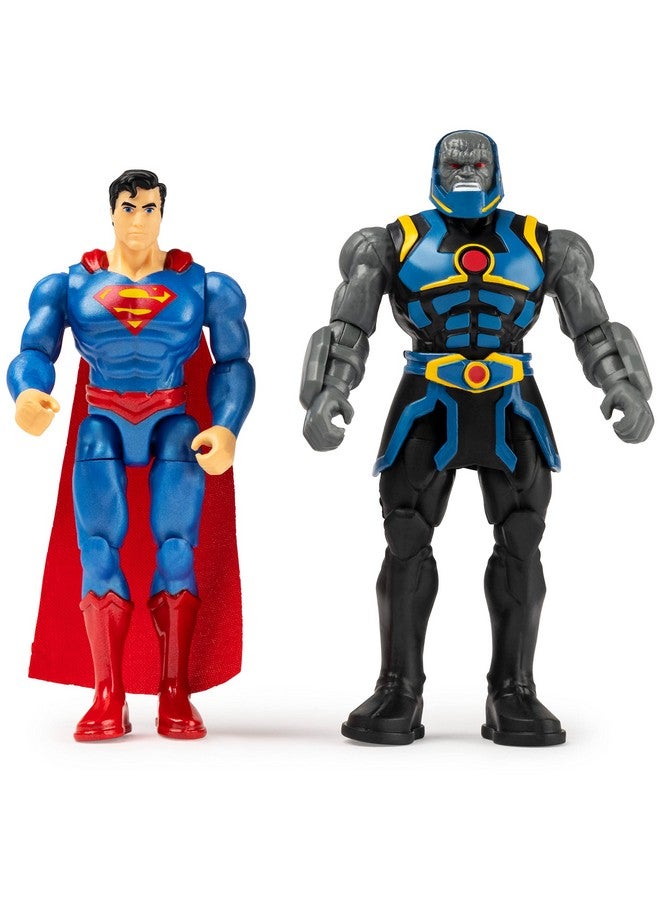 Dc Comics, 4-Inch Superman Vs. Darkseid Action Figure 2-Pack With 6 Mystery Accessories, Adventure 1