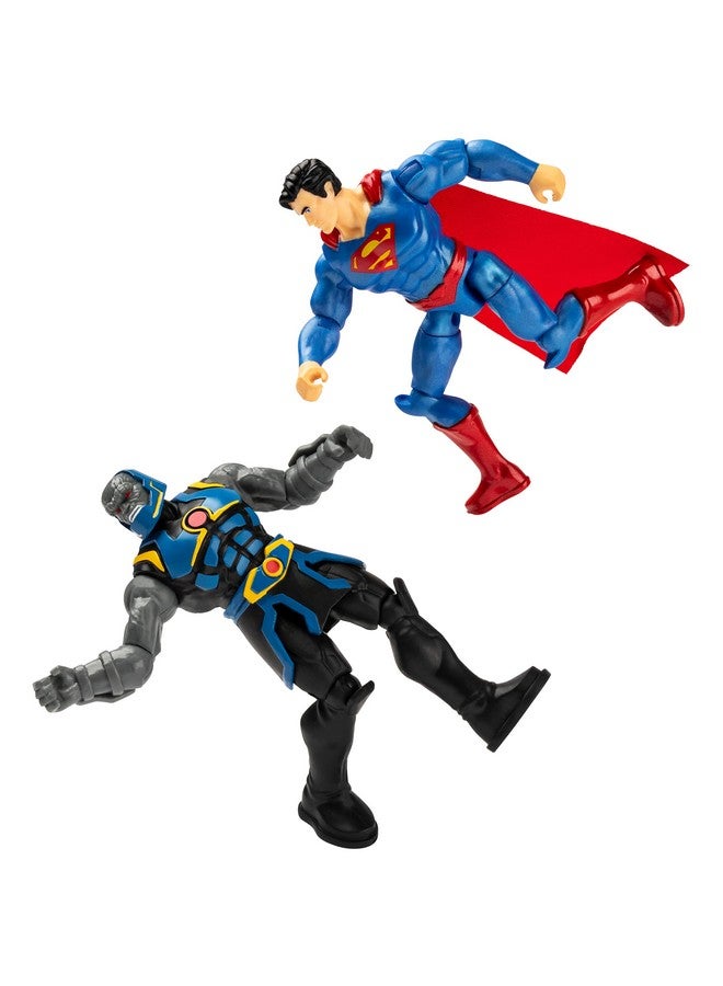 Dc Comics, 4-Inch Superman Vs. Darkseid Action Figure 2-Pack With 6 Mystery Accessories, Adventure 1