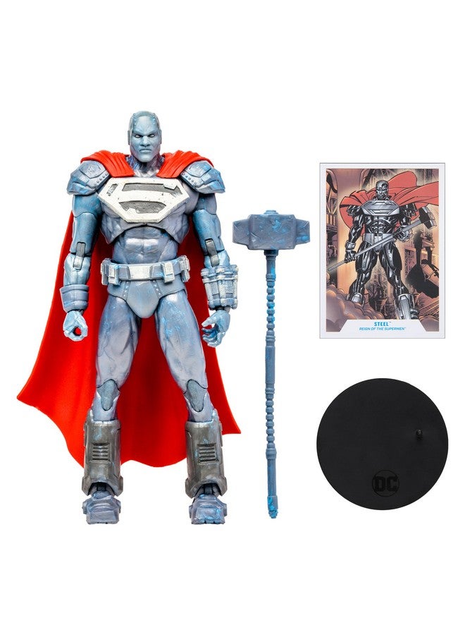 Dc Multiverse Steel (Reign Of The Supermen) 7In Action Figure