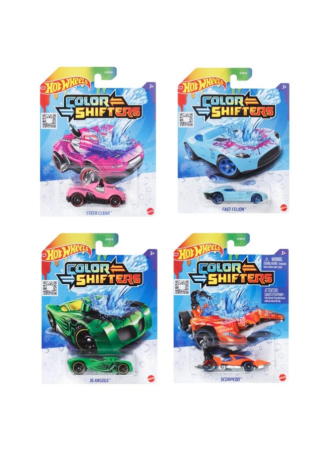 Toy Car 1:64 Scale Color Shifters Vehicle With Repeat Color Change In Icy Cold Or Very Warm Water (Styles May Vary)