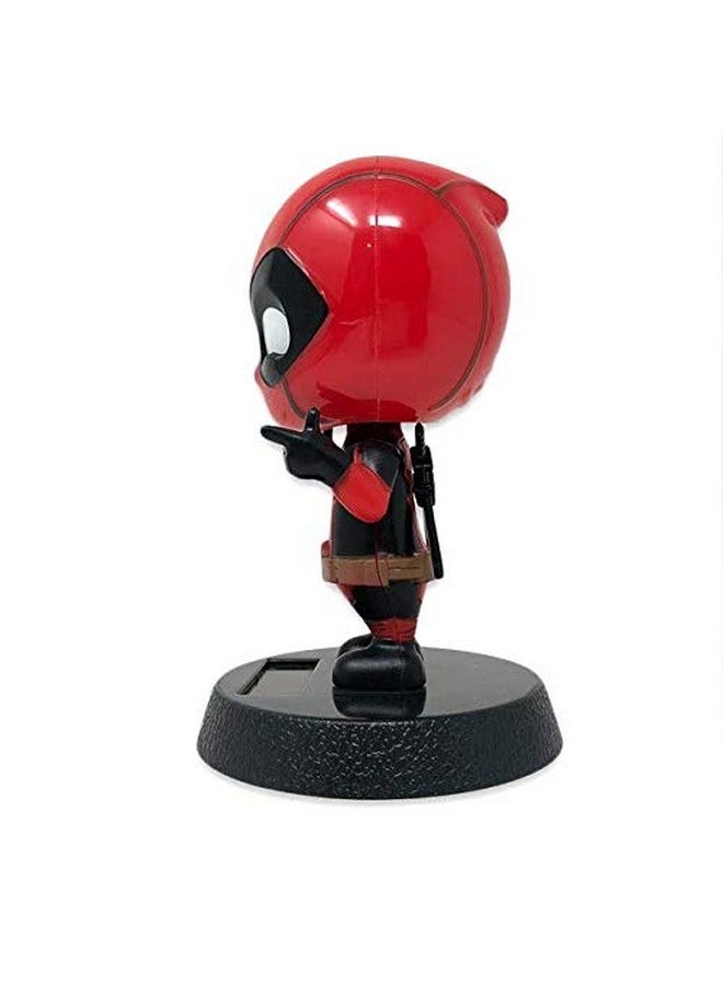 Cute Character Dead Pool Solar Bobblehead