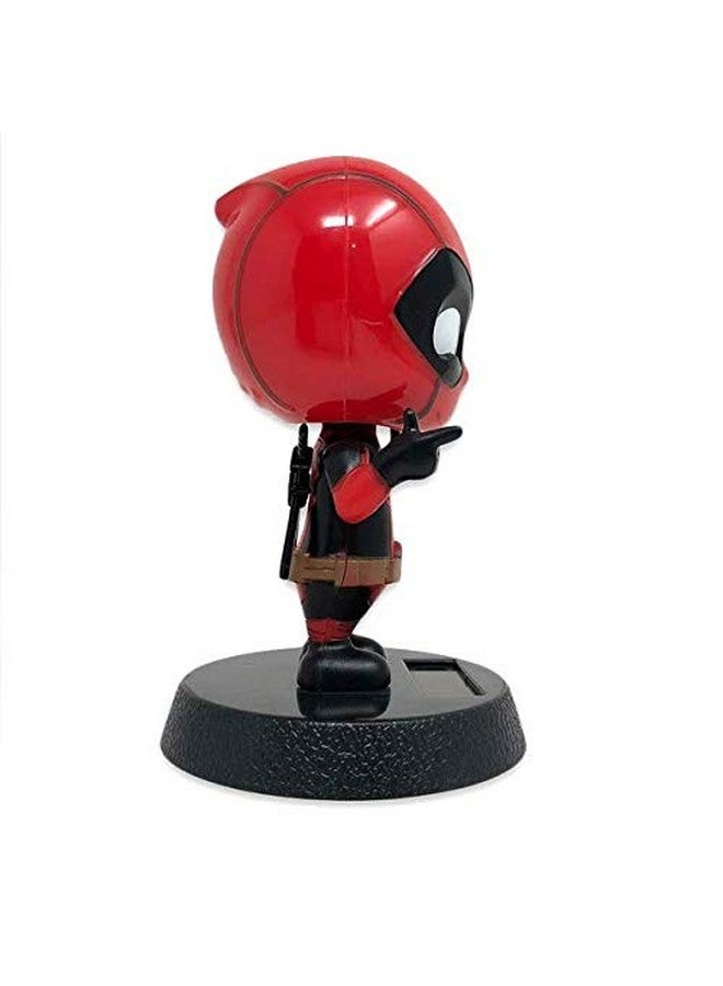 Cute Character Dead Pool Solar Bobblehead