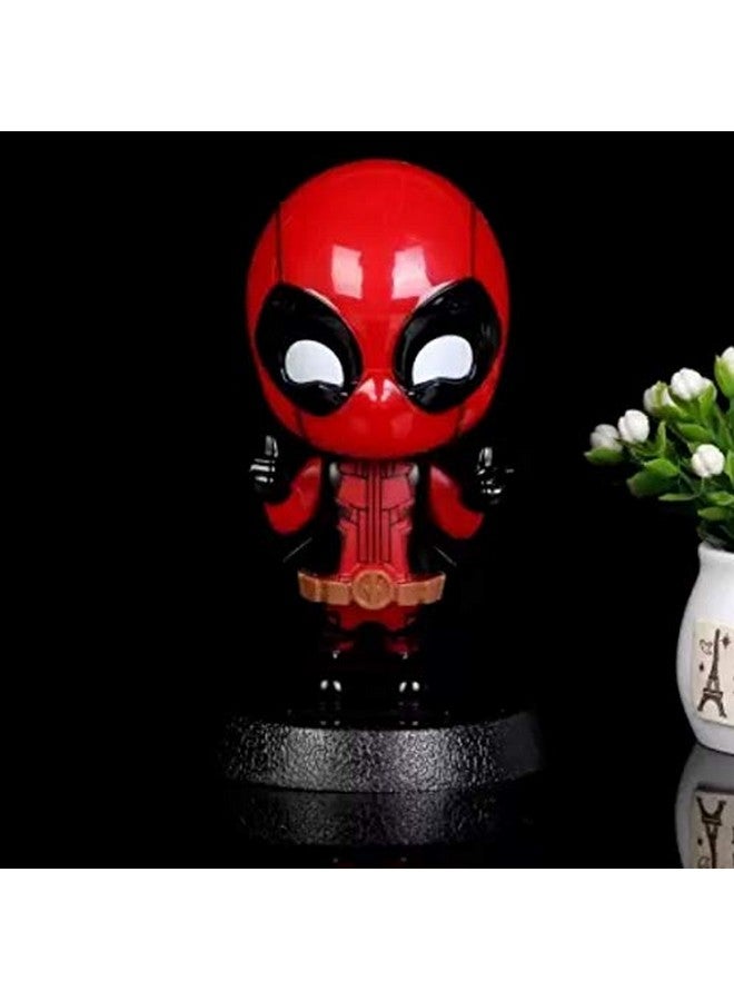 Cute Character Dead Pool Solar Bobblehead