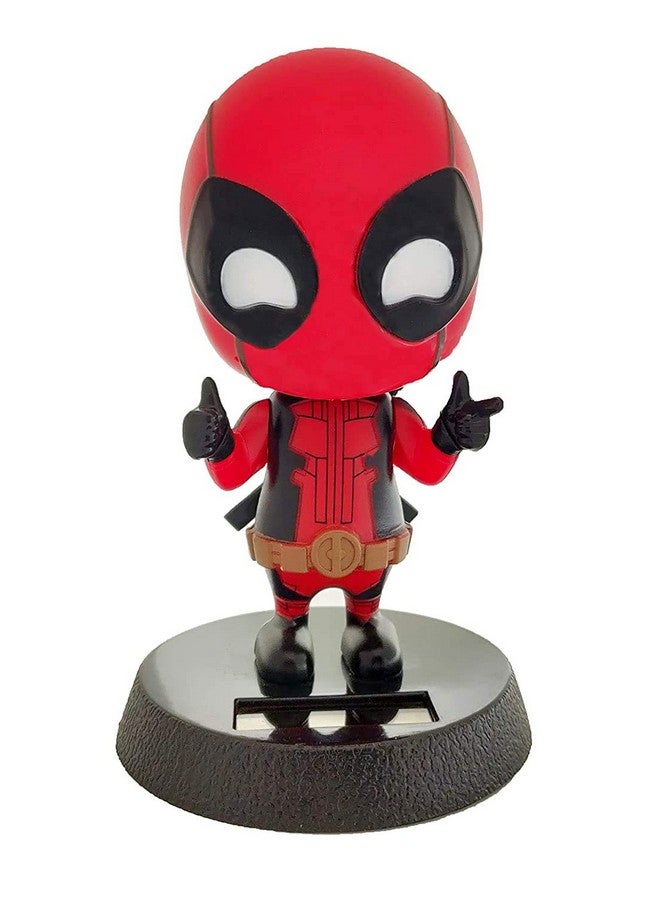 Cute Character Dead Pool Solar Bobblehead