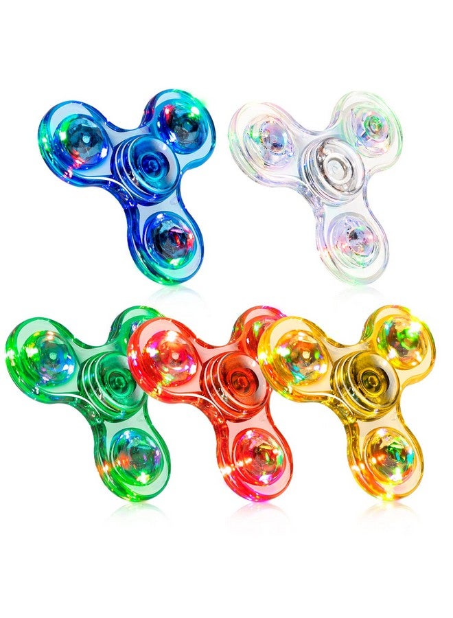 5 Pack Fidget Spinners｜Led Light Up Fidget Spinners For Children｜Party Favors｜Goodie Bag Stuffers Birthday Gifts Classroom Prizes