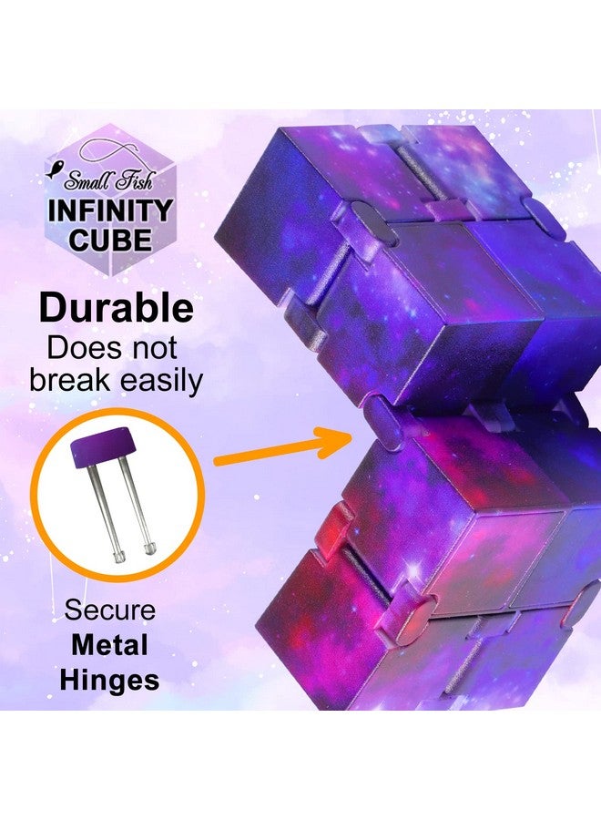 Infinity Cube Sensory Fidget Toy, Sensory Tool Edc Fidgeting Game For Kids And Adults, Cool Mini Gadget Best For Stress And Anxiety Relief, Unique Idea That Is Light On The Fingers And Hands