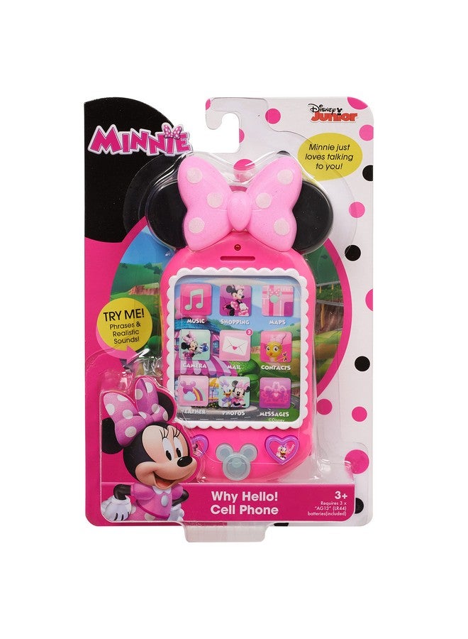 Bow Tique Why Hello Pretend Play Cell Phone, Lights And Sounds, Kids Toys For Ages 3 Up By Just Play