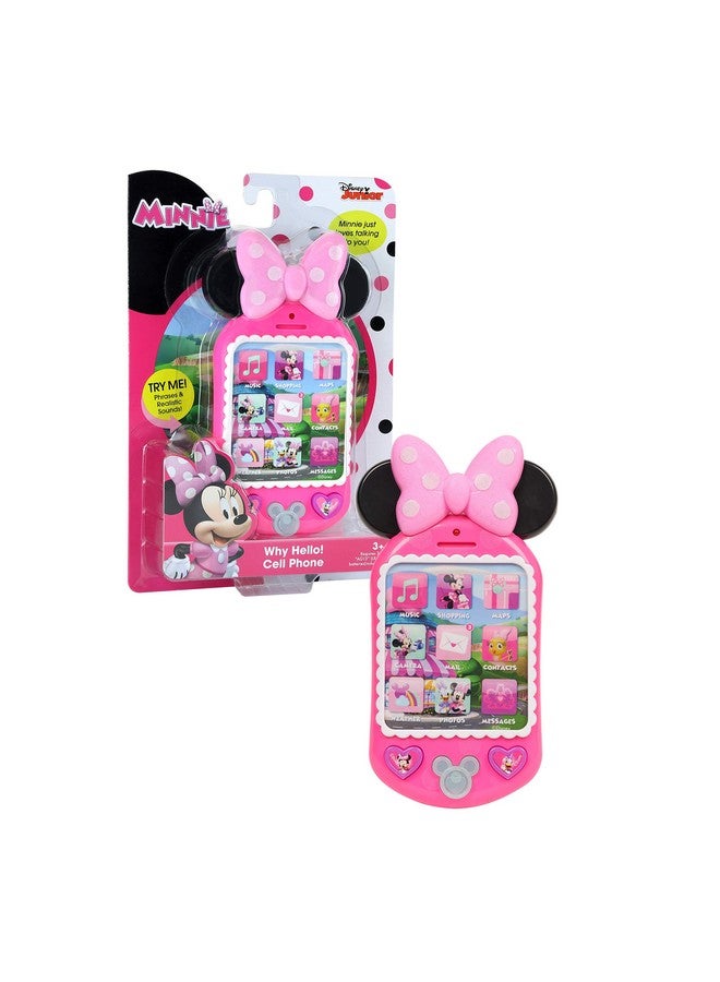 Bow Tique Why Hello Pretend Play Cell Phone, Lights And Sounds, Kids Toys For Ages 3 Up By Just Play