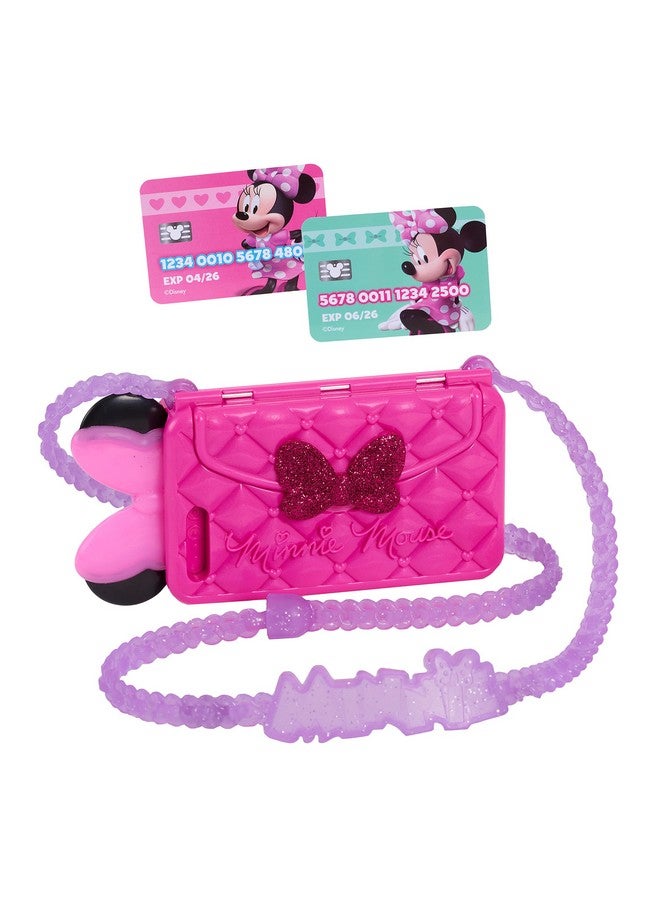 Disney Junior Minnie Mouse Chat With Me Pretend Play Cell Phone Set, Lights And Sounds, Officially Licensed Kids Toys For Ages 3 Up By Just Play