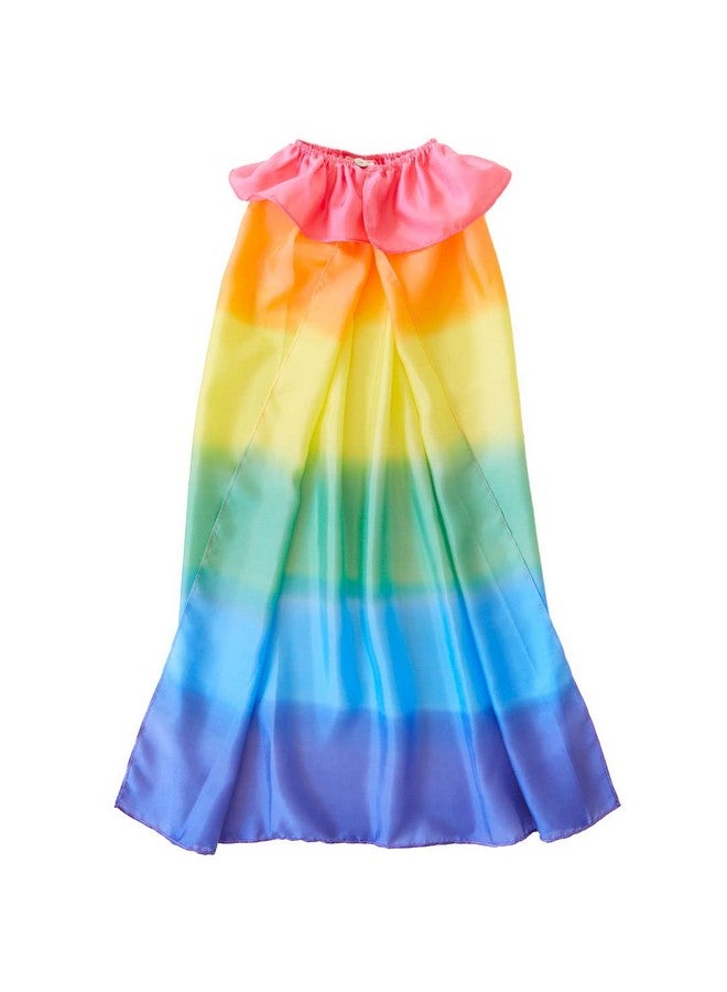 Rainbow Cape For Kids Ages 38 | Montessori And Waldorf Toy Dress Up For Pretend Play | Birthday Gift For Boys And Girls