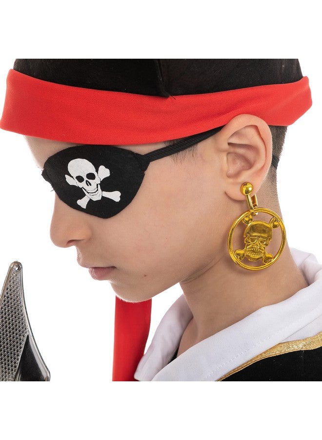 Halloween Child Boy Pirate Fierce Captain Costume W/Accessories For Dress Up (3T (3 4 Yr))