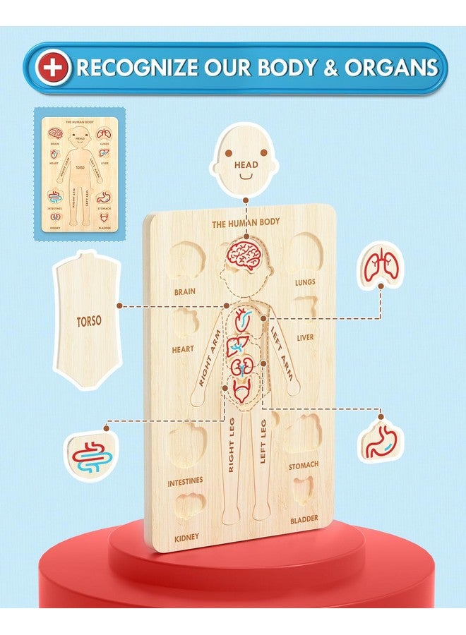 Kids Doctor Set, Wooden Doctor Kit For Toddlers, Pretend Play Medical Set With Stethoscope, Gift For Kids Toddlers Ages 3 4 5 6 Year Old