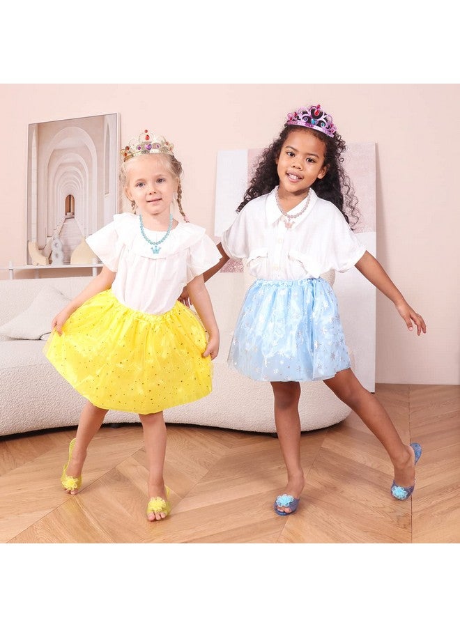 Princess Dress Up For Girls - Dress Up Clothes For Girls With Princess Shoes, Princess Toys For Girls 3,4,5,6 Year Old