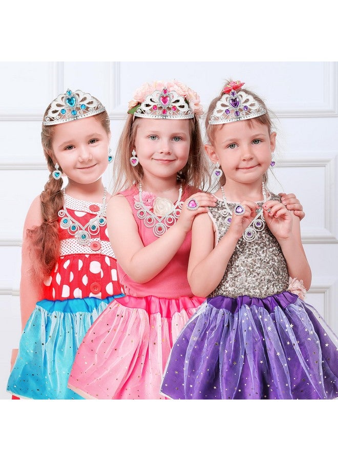 Princess Dress Up Toys For Girls Age 3 4 5 6 7, Kids Girls Role Play Set Gift With Princess Dresses, Princess Shoes,Pretend Play Birthday Gift, Jewelry Boutique Kit For Toddler Girls Party Favors