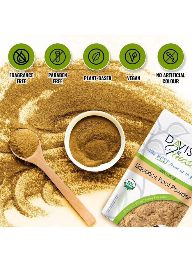 Licorice Root Powder, Mulethi Glycayrrhiza Glabra, Skincare, Face Mask, Skin Brightening 100G