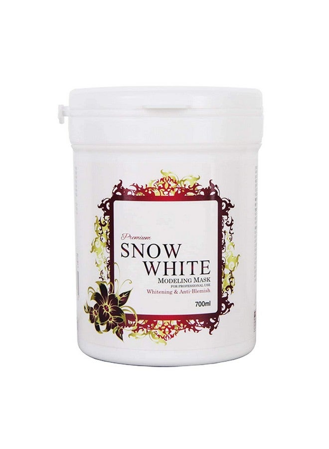 700Ml Premium Modeling Mask Powder Pack Snow White For Moisturizig & Antiblemish (240G) Anskin