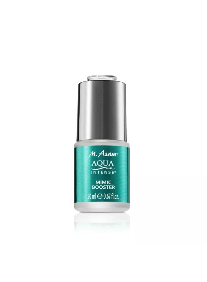 Aqua Intense Mimic Booster Serum (0.67 Fl Oz) - Facial Moisturizer With Hyaluronic Acid & High-Tech Peptide For Targeted Smoothing Of Expression Lines, Fragnance-Free And Vegan