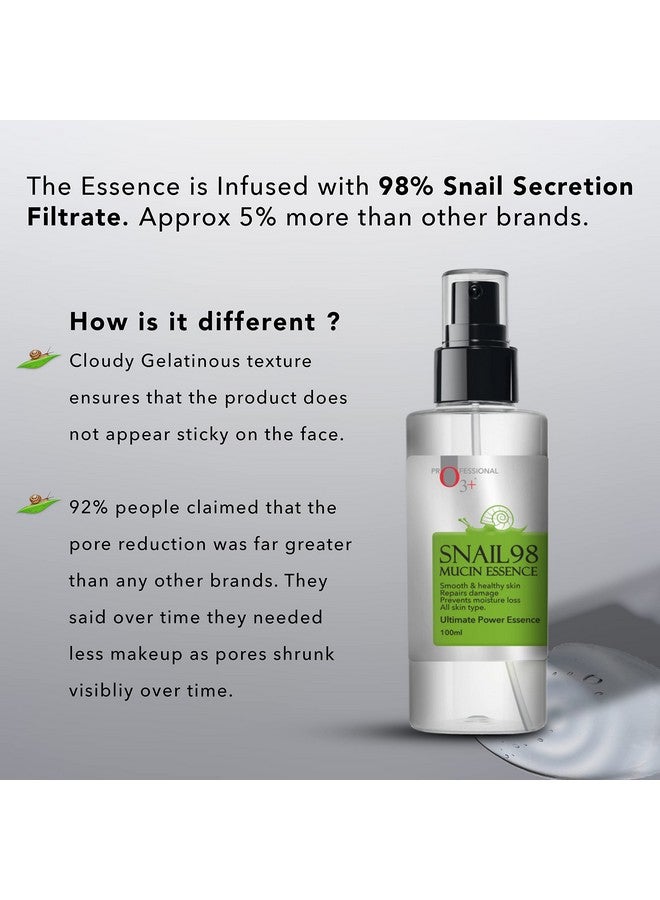 Snail 98 Mucin Serum With Niacinamide For Deep Hydration, Smooth & Moisturised Skin, 100Ml