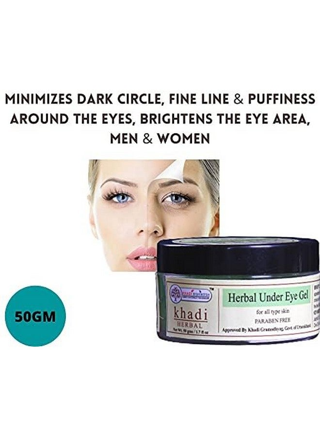 Herbal Under Eye Gel/Cream For Dark Circle Remover,Dark Circle Removing Cream,Cream For Dark Spot,Women.Men-Combo Set Pack Of - 50Gm X 2 (100Gm)