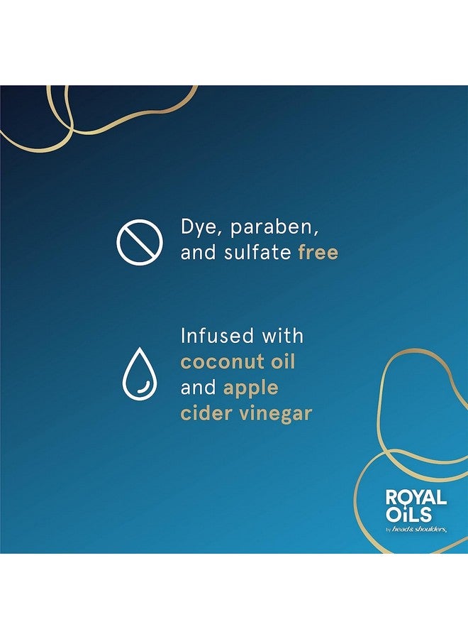 Royal Oils Shampoo And Conditioner Set Includes Antidandruff Scalp Care Shampoo (12.8 Fl Oz.) & Moisture Renewal Scalp Balancing Conditioner Hair Treatment For Curly & Coily Hair