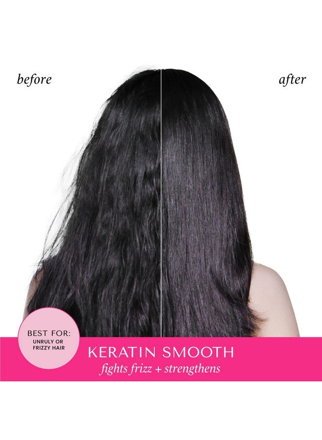 Keratin Smoothing Shampoo And Conditioner Combo Pack - 355Ml | For Frizzy Chemically Treated Hair | Color Safe, Sulfate Free, Paraben Free