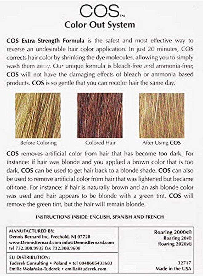 Cos The Original Color Out System Guaranteed Authentic Original Formula L Safely Remove Semi & Permanent Hair Color Ammonia Free