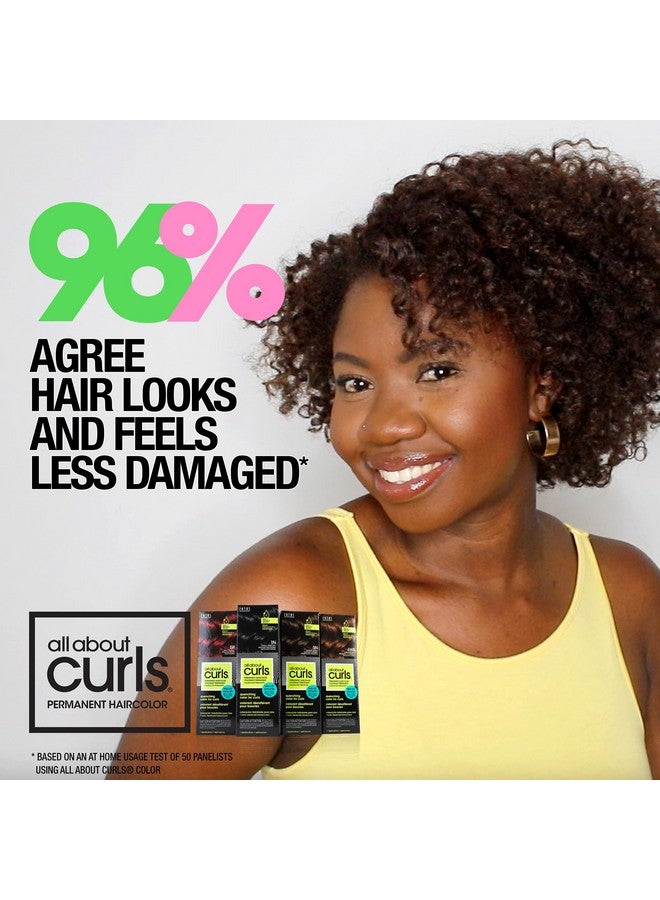 4Rm Berrygoround Permanent Hair Color (Prep + Protect Serum & Hair Dye For Curly Hair) 100% Grey Coverage Nourished & Radiant Curls