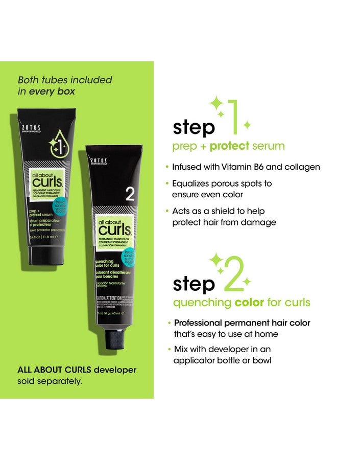 4Rm Berrygoround Permanent Hair Color (Prep + Protect Serum & Hair Dye For Curly Hair) 100% Grey Coverage Nourished & Radiant Curls