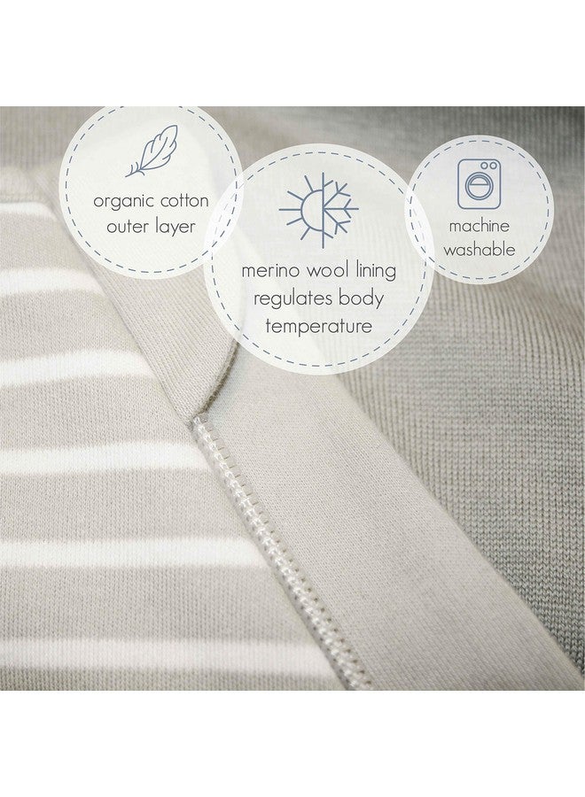 Merino Wool And Organic Cotton Baby Sleep Bag 4 Season Basic Sleep Sack For Baby Two Way Zipper Sleeping Bag For Baby And Toddler 18 36 Months Stars