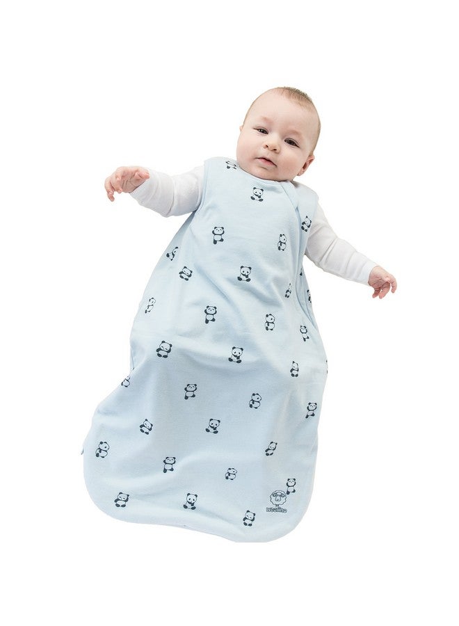 Merino Wool And Organic Cotton Baby Sleep Sack 4 Season Basic Sleeping Bag For Baby Two Way Zipper Sleeping Bag Infant Wearable Blanket 6 18 Months Panda