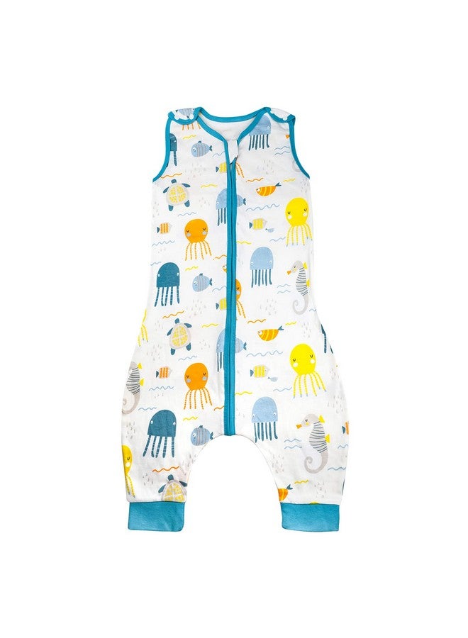 Sleep Sack With Feet Baby Sleeping Bag Sleeveless Wearable Blanket Baby With Legs Cotton Toddler Sleep Sack 12Months 7T