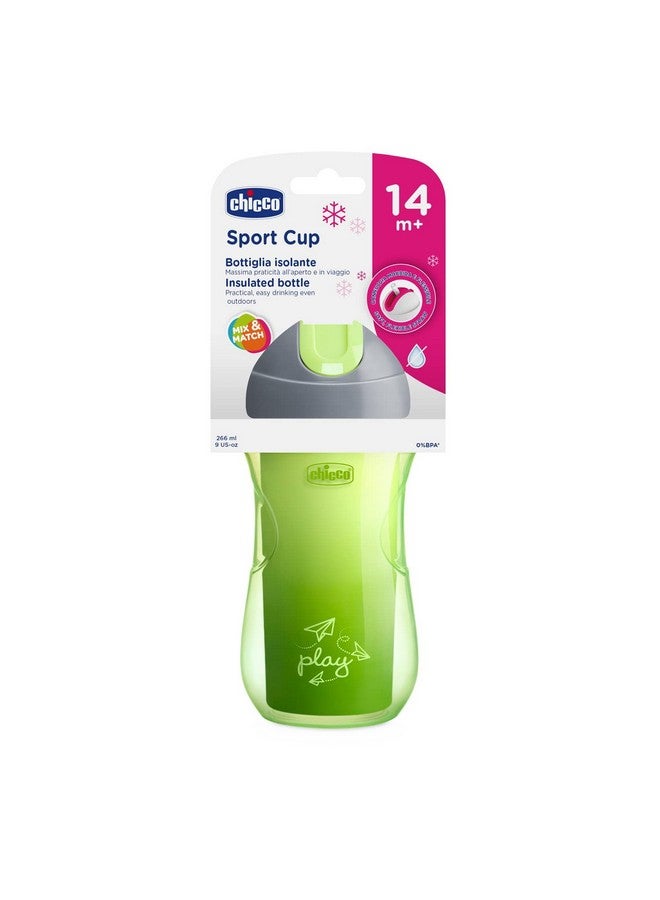 Sport Cup, Neutral (Silicone, 266 Ml), Green