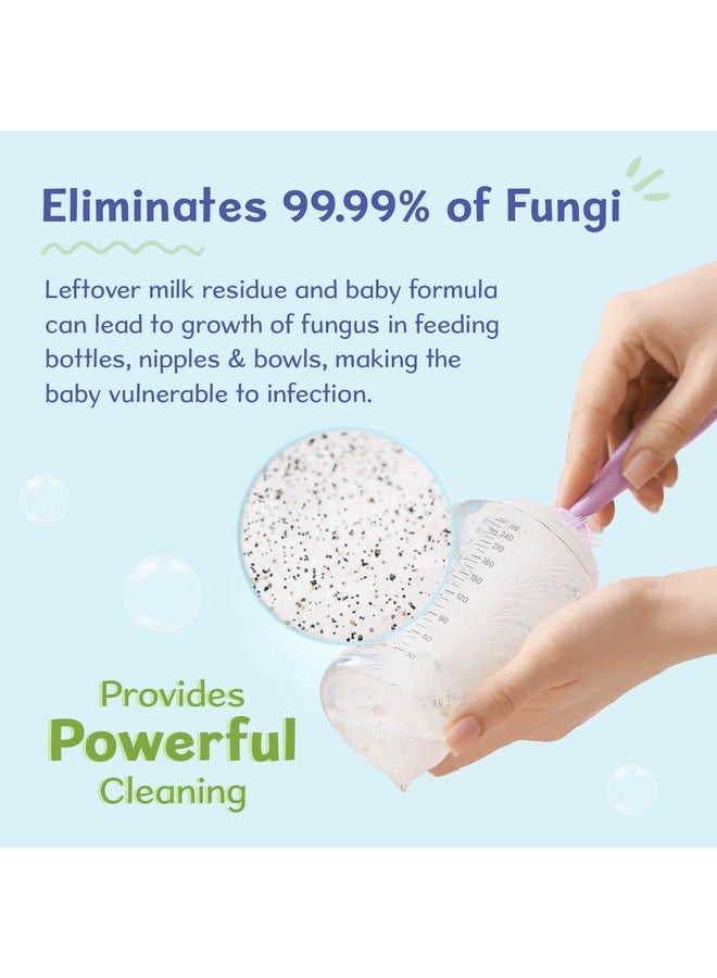 Liquid Cleanser, 500Ml | Wash For Feeding Bottle, Accessories, Fruits & Vegetables | 100% Food Grade & Natural Ingredients | Kills 99.99% Bacteria & Fungi | Baby Safe, Dermatologically Tested