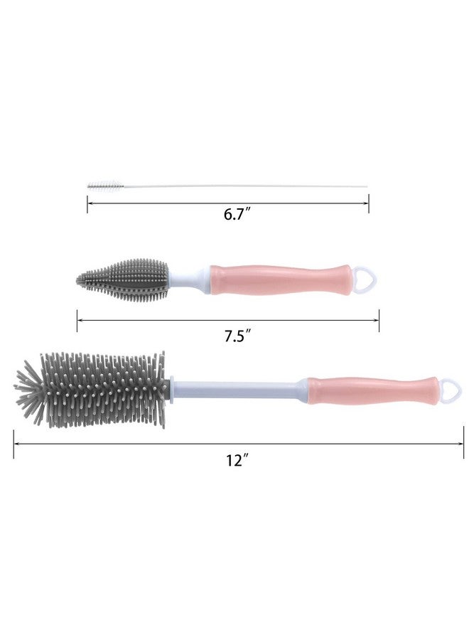 Silicone Bottle Cleaning Brush 12