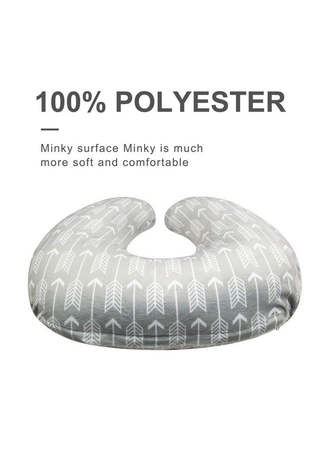 Minky Nursing Pillow Cover Soft And Comfortable Best For Breastfeeding Moms Soft Fabric Fits Snug On Infant Nursing Pillows To Mothers While Breast Feeding Mt M01