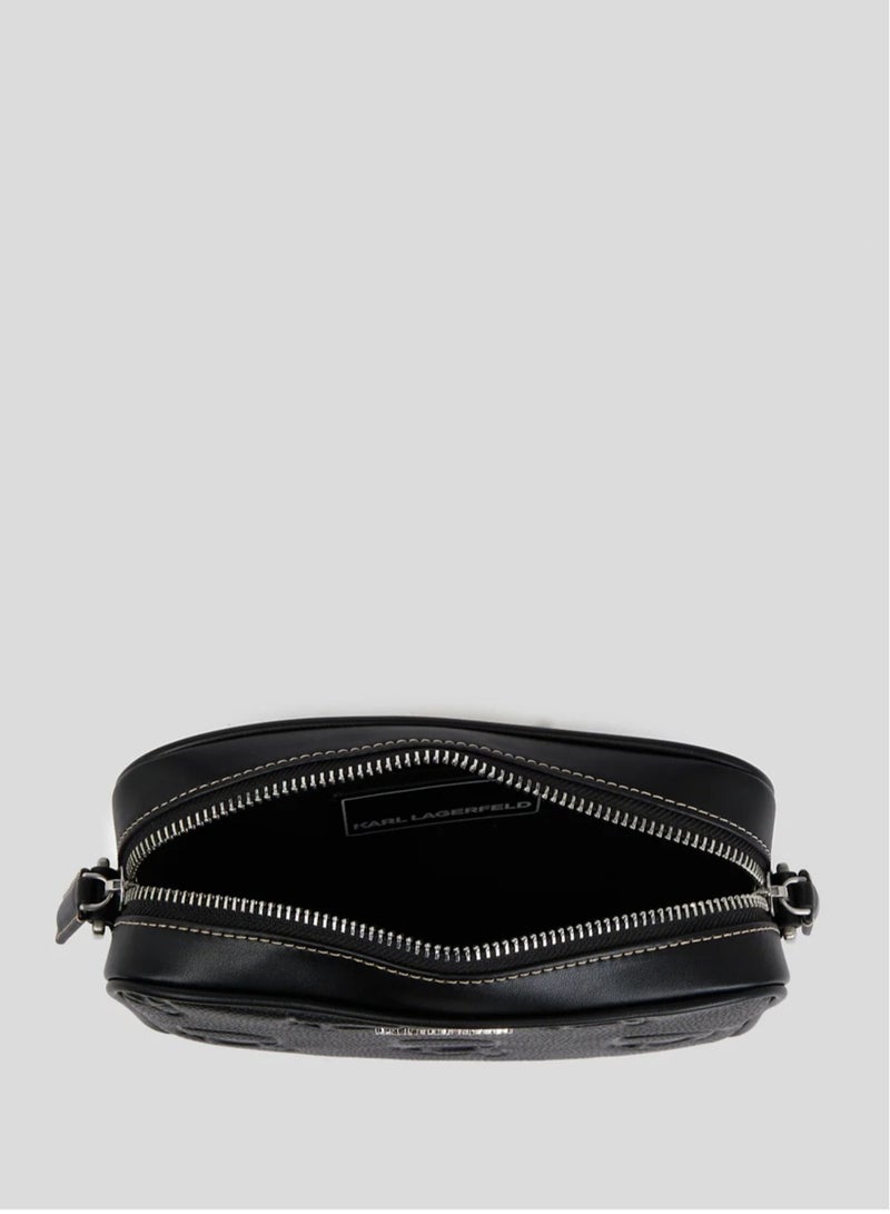 Karl Lagerfeld Grainy Leather Camera Bag