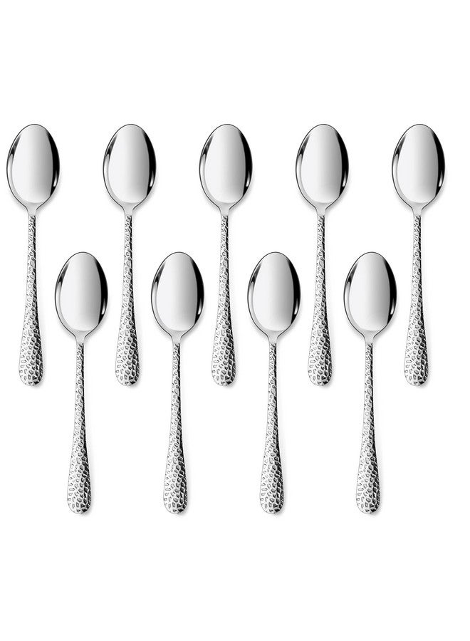 9 Pieces Children Stainless Steel Spoon Cute Kids Toddler Spoons Children Silverware Flatware Set Kids Children Cutlery Set Small Kid Utensil For Self Feeding