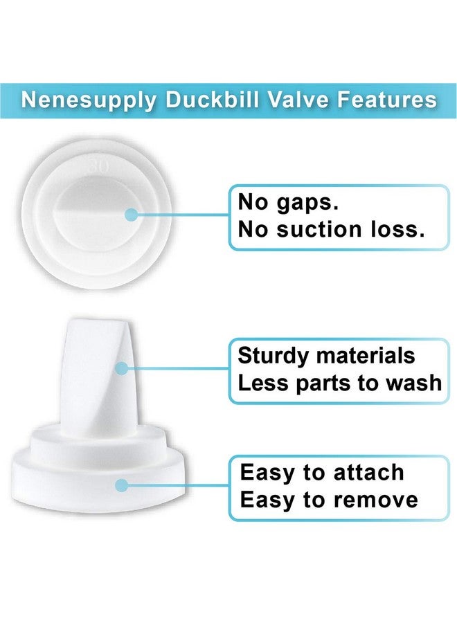 8 Pc Duckbill Valves Compatible With Medela And Spectra Pump Parts Use On Spectra S2 S1 Pump In Style Harmony Symphony Replace Spectra Duckbill Valves And Medela Valve