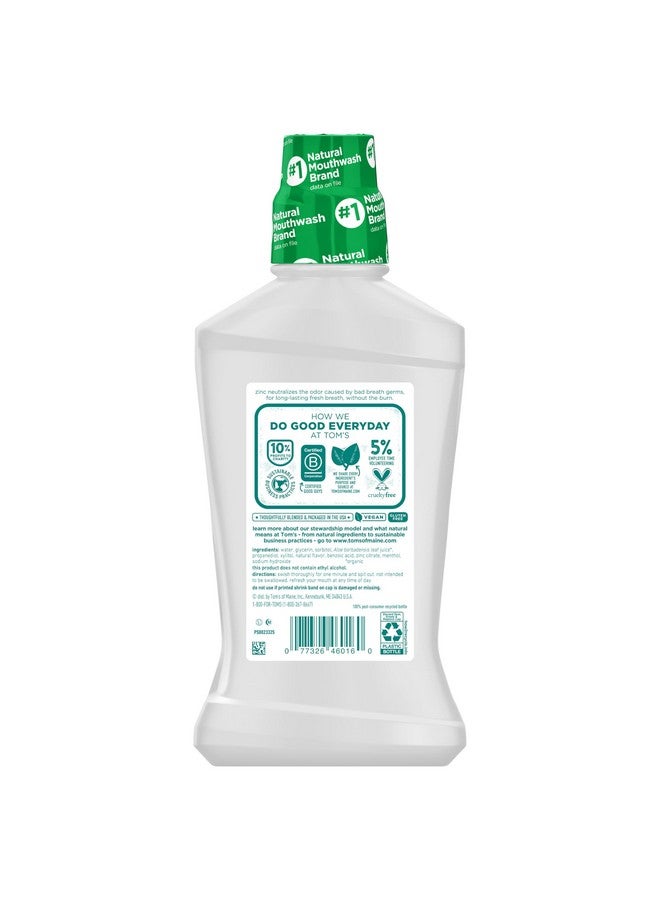 Natural Wicked Fresh Alcoholfree Mouthwash Cool Mountain Mint 16 Oz. 6Pack (Packaging May Vary)