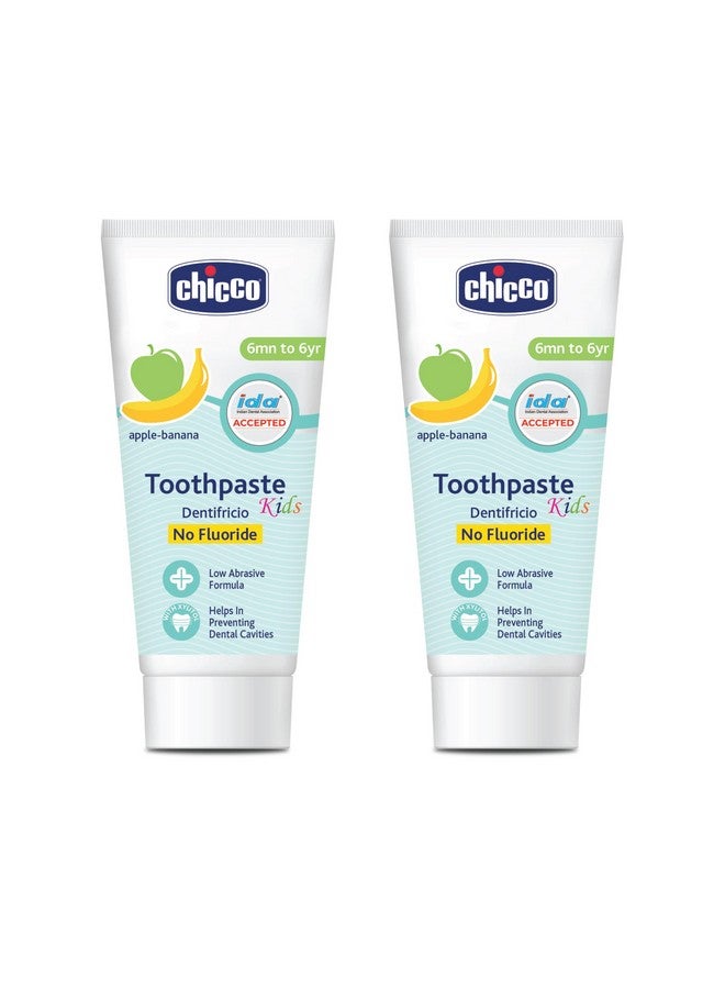 Toothpaste Apple-Banana 50Ml, Pack Of 2 (100Ml Total)