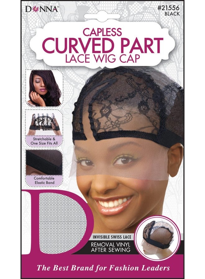 Upart Capless Curved Part Lace Wig Cap